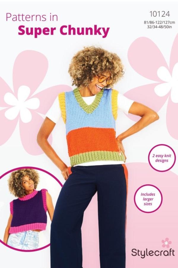 Stylecraft Special XL Super Chunky Pattern 10124 - Tank Tops