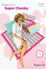 Stylecraft Special XL Super Chunky Pattern 10128 - Throw & Cushions