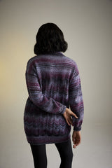 Sirdar Jewelspun Aran Pattern 10713 - Night Blooming Roll Neck