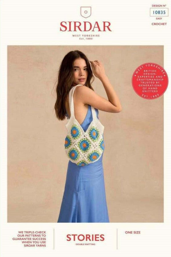 Sirdar Stories DK Pattern 10835 - Night On The Tiles Crochet Shopper