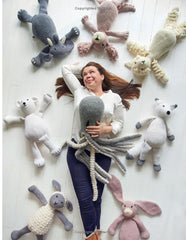 Mabel Bunny & Co Crochet Book - 15 loveable animals to crochet using chunky yarn