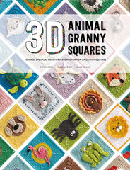 3D Animal Granny Squares Book