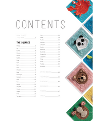 3D Animal Granny Squares Book