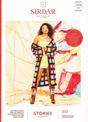Sirdar Stories DK Pattern 10525 - Crochet "Coat'chella" Jacket