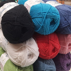 King Cole Cotton Socks 4 Ply Pattern 5879 - Sweater & Cardigan