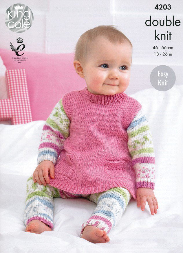 King Cole Cherished and Cherish DK Pattern 4203