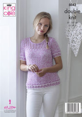 King Cole Calypso DK Pattern 5043- Tops - NOW €1.00