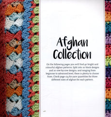 Beautiful Blankets, Afghans and Throws Book - 40 Blocks & Stitch Patterns to Crochet