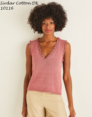 Sirdar Cotton DK Pattern 10116 - Top