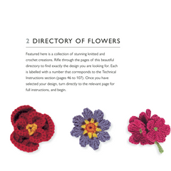 100 Flowers to Knit & Crochet Book: by Lesley Stanfield