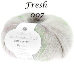 Rico Essentials Super Kid Mohair Loves Silk Cute Confetti