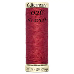 Haberdashery - Gütermann Sew-all thread 100m - Red/Pink