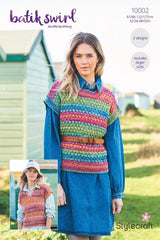 Stylecraft Batik Swirl DK Pattern 10002 - Tops
