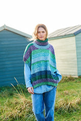 Stylecraft Batik Swirl DK Pattern 10003 - Ponchos