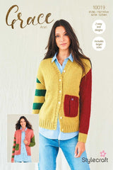 Stylecraft Grace Aran Pattern 10019 - Cardigans