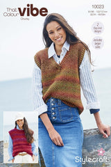 Stylecraft That Colour Vibe Chunky Pattern 10023 - Tank Tops