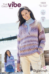 Stylecraft That Colour Vibe Chunky Pattern 10024 - Sweaters