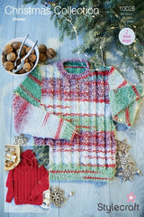 Stylecraft Wonderland & Special Chunky Pattern 10028 - Cable Sweater & Hoodie