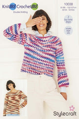 Stylecraft Knit Me, Crochet Me DK Pattern 10038 - Crochet Sweaters