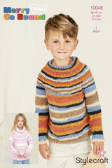 Stylecraft Merry Go Round Chunky Pattern 10048 - Sweaters