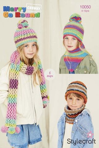 Stylecraft Merry Go Round Chunky Pattern 10050 - Accessories