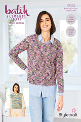 Stylecraft Batik Elements Swirl DK Pattern 10052 - Crochet Vest Top & Sweater