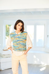 Stylecraft Batik Elements Swirl DK Pattern 10052 - Crochet Vest Top & Sweater