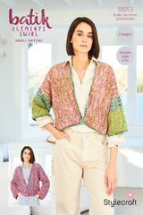 Stylecraft Batik Elements Swirl DK & Life DK Pattern 10053 - Jackets