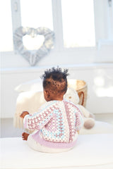 Stylecraft Bambino Prints & Bambino DK Pattern 10067 - Crochet Hexagon Cardigans