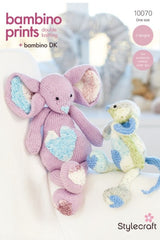 Stylecraft Bambino Prints & Bambino DK Pattern 10070 - Tommy & Johnny the Mouse Toys