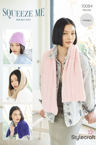 Stylecraft Squeeze Me DK Pattern 10084 - Accessories