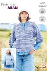 Stylecraft Impressions & Grace Aran Pattern 10089 - Sweaters