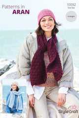 Stylecraft Grace Aran Pattern 10092 - Accessories
