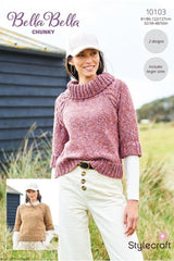 Stylecraft Bella Bella Chunky Pattern 10103 - Sweaters