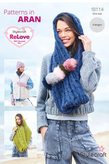 Stylecraft ReLove Aran Pattern 10114 - Accessories