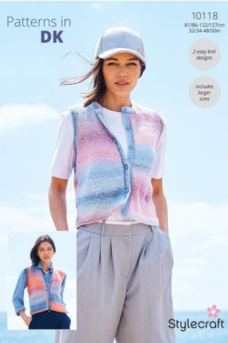 Stylecraft Chromatic DK Pattern 10118 - Waistcoats