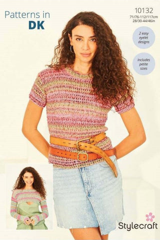 Stylecraft Colour Burst DK Pattern 10132 - Sweaters