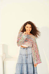 Stylecraft Colour Burst DK Pattern 10133 - Crochet Top & Shrug