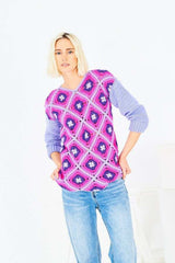 Stylecraft Special DK Pattern 10137 - Crochet Diamond Motif Sweaters