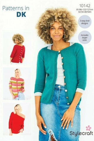 Stylecraft Special DK Pattern 10142 - Sweaters & Cardigans
