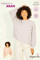 Stylecraft Soft Pastels Aran Pattern 10158 - Sweaters