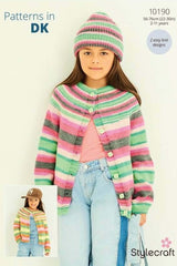 Stylecraft Merry Go Round DK Pattern 10190 - Cardigans