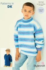 Stylecraft Merry Go Round DK & Special DK Pattern 10192 - Sweaters