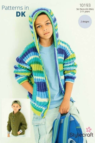 Stylecraft Merry Go Round DK & Special DK Pattern 10193 - Jackets