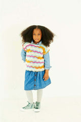 Stylecraft Merry Go Round DK & Special DK Pattern 10197 - Crochet Sweater, Tank, Hat & Scarf