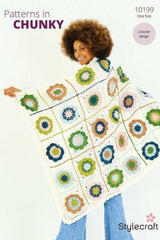 Stylecraft Softie Pattern 10199 - Crochet Blanket