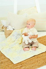 Stylecraft Bambino Dotty & Bambino DK Pattern 10204 - Crochet Blankets