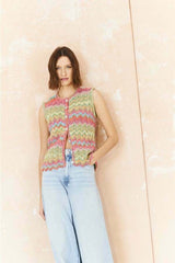 Stylecraft Cotton Twist DK & Colour Burst DK Pattern 10210 - Cardigan & Waistcoat