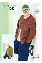 Stylecraft Bambino & Highland Heathers DK Pattern 10230 - Men's Cardigan & Sweater
