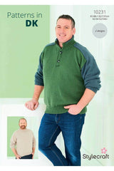 Stylecraft Bambino DK Pattern 10231 - Men's Sweaters
